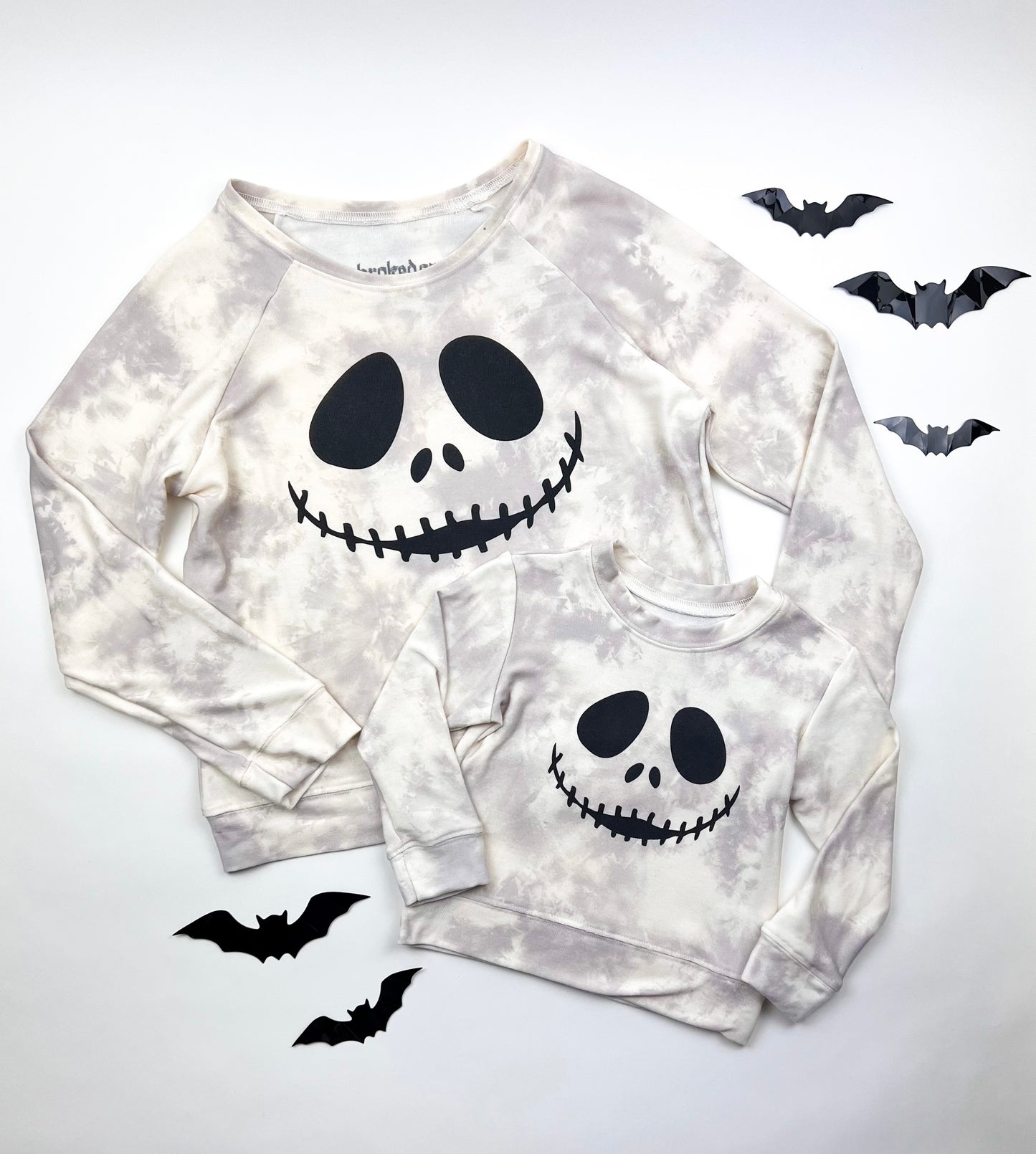Jack Skellington Sweatshirt in Tie Dye