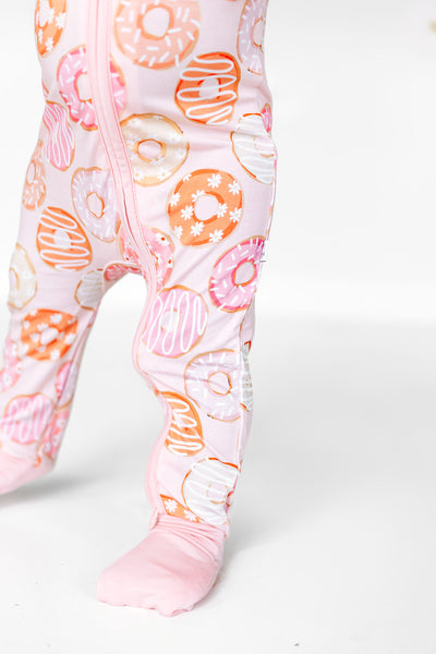Donut Bamboo Romper, Sizes 3-6mo - 3T