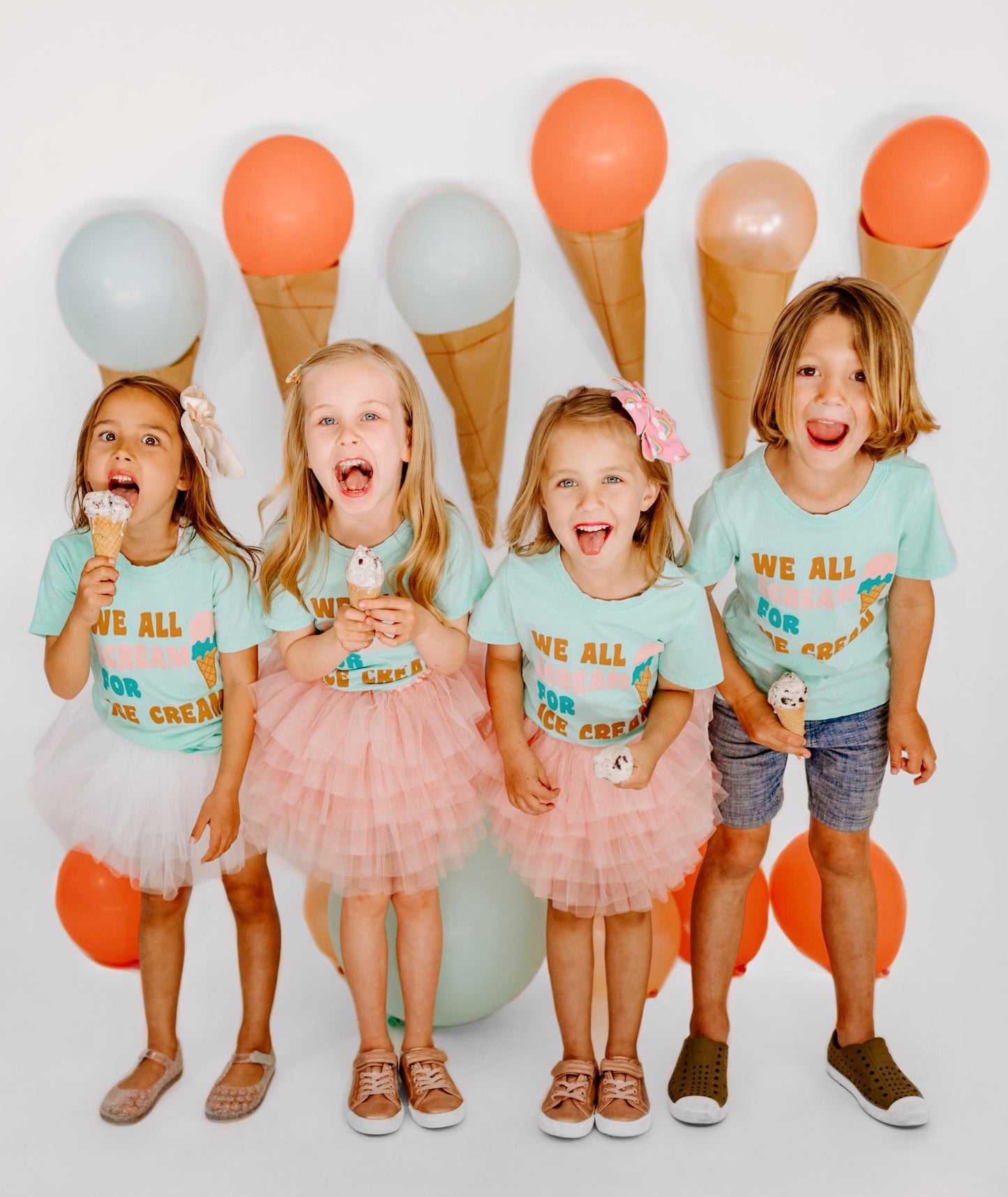 We all Scream for Ice Cream Tee in Mint