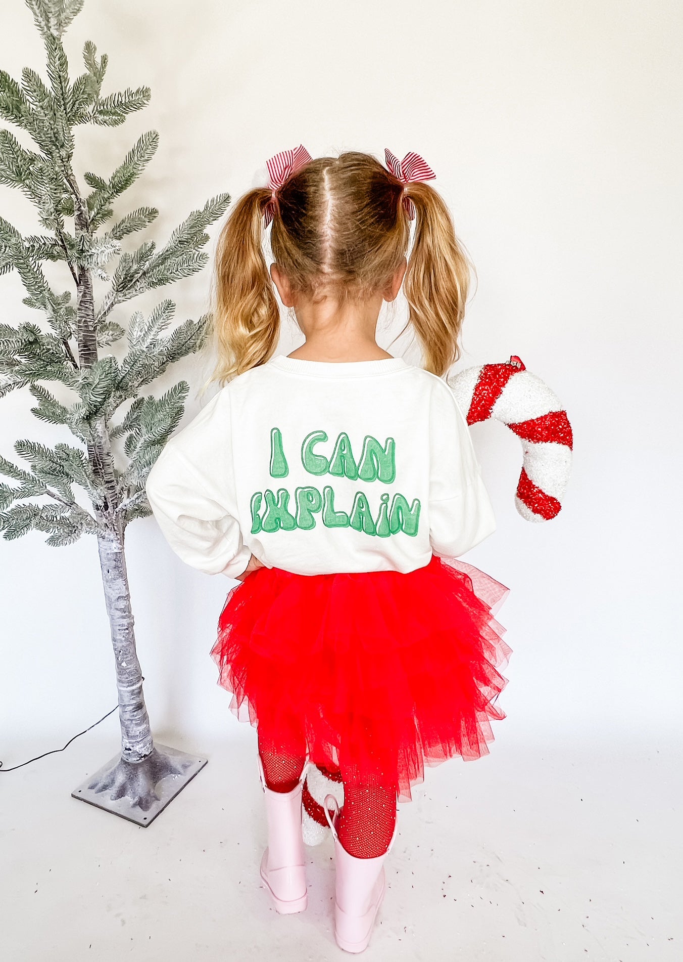 Women's Dear Santa, I Can Explain Sweathshirt