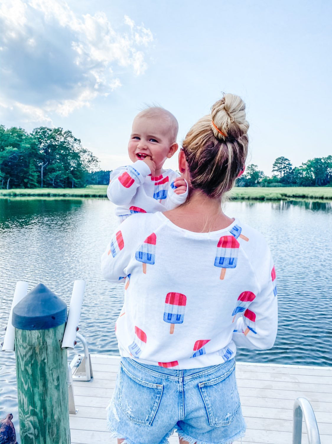 Women's Popsicle Sweatshirt in White