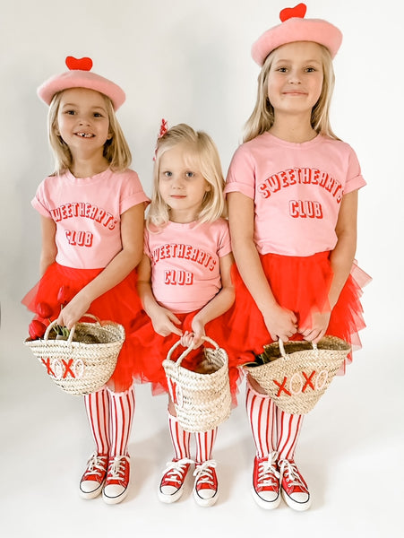 Sweethearts Club Tee in Pink