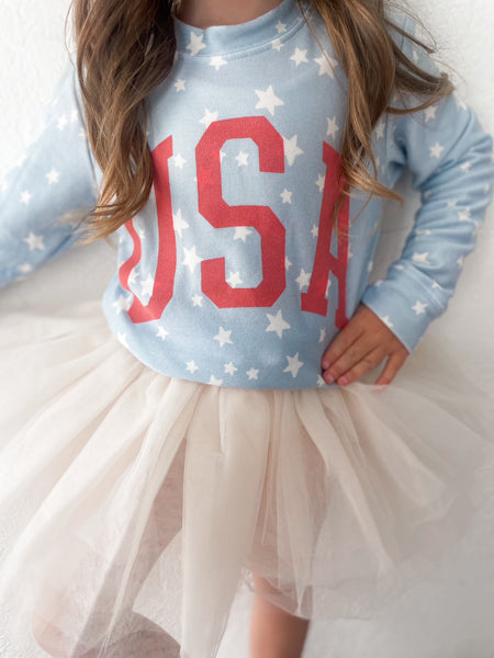 Star USA Sweatshirt in Denim