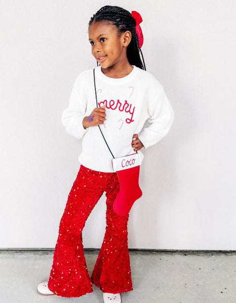 Chunky MERRY Sweater size 6mo-8yrs