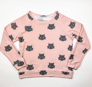 Women's Black Cat Sweatshirt