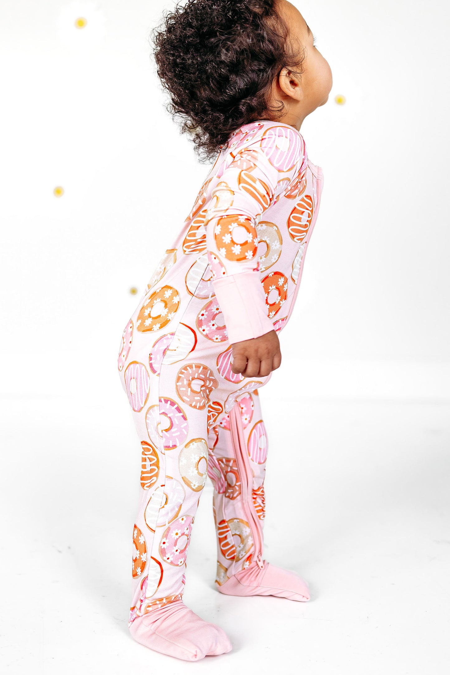 Donut Bamboo Romper, Sizes 3-6mo - 3T
