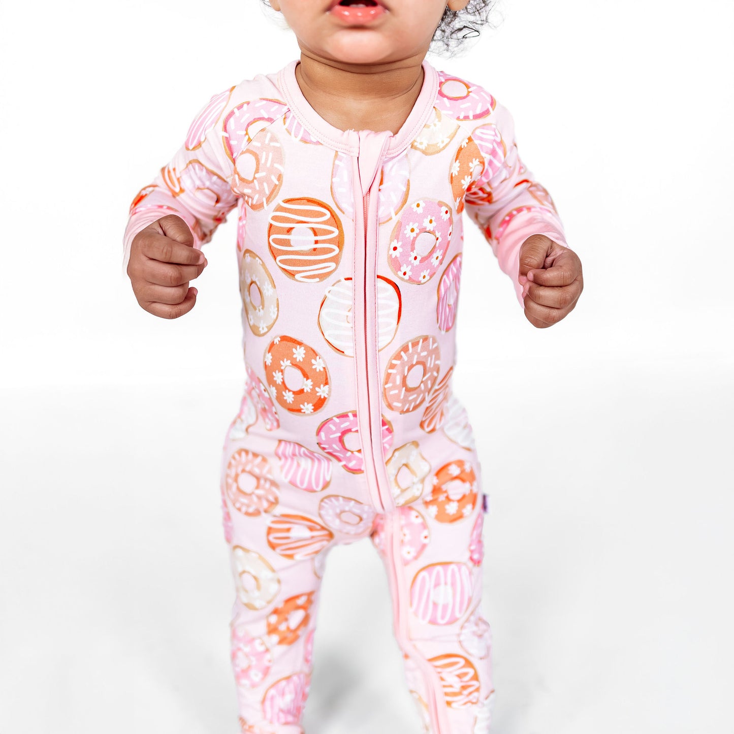 Donut Bamboo Romper, Sizes 3-6mo - 3T