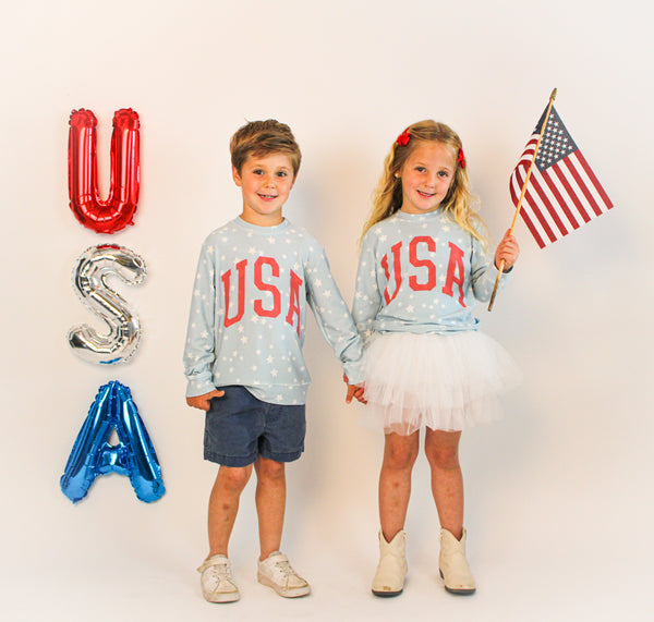 Star USA Sweatshirt in Denim