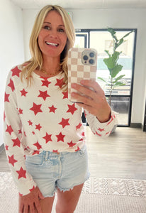 Women's Red Star Sweatshirt
