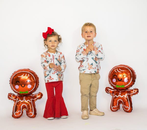 Snowboard Gingerbread Man Sweatshirt