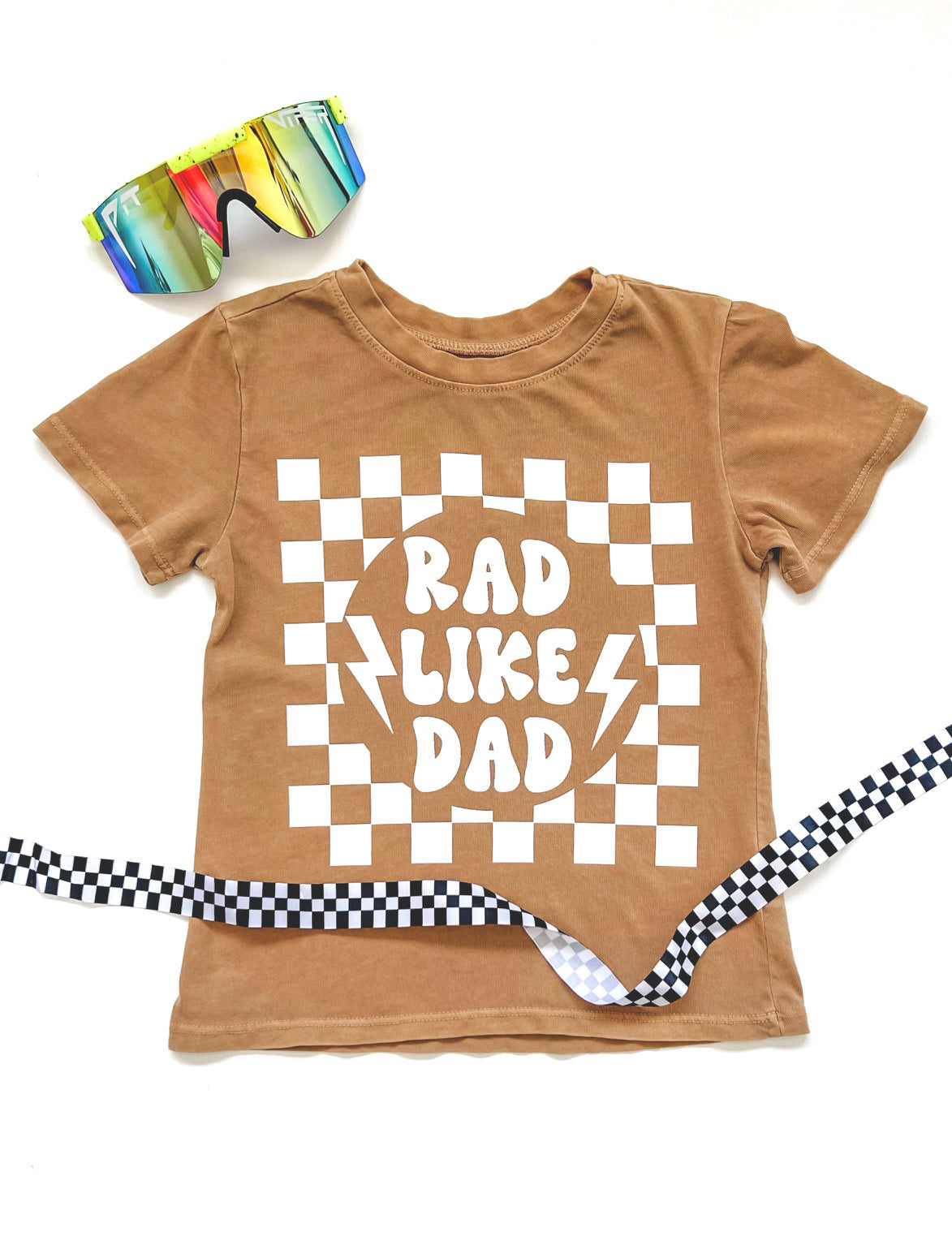 Rad Like Dad Tee in Caramel