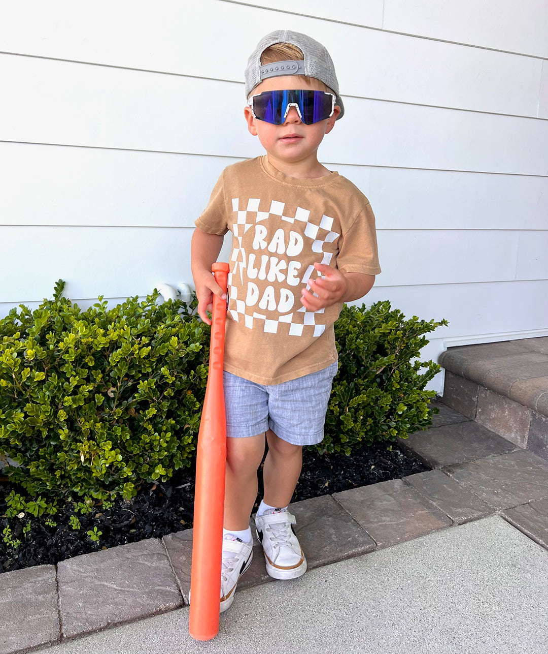 Rad Like Dad Tee in Caramel