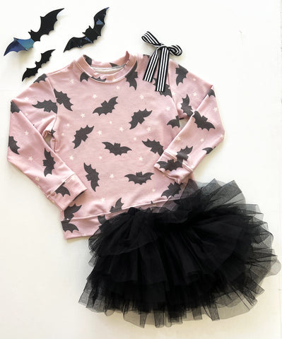 Purple Bats with Stars Sweatshirt