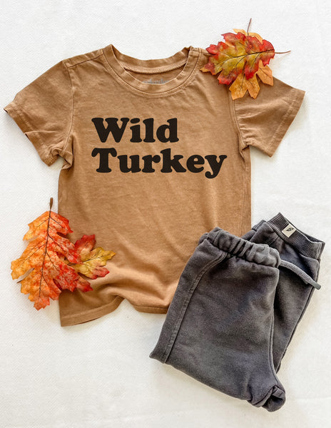 Wild Turkey Tee in Caramel