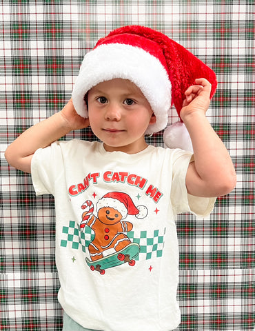 Can't Catch Me Gingerbread Tee in Off White