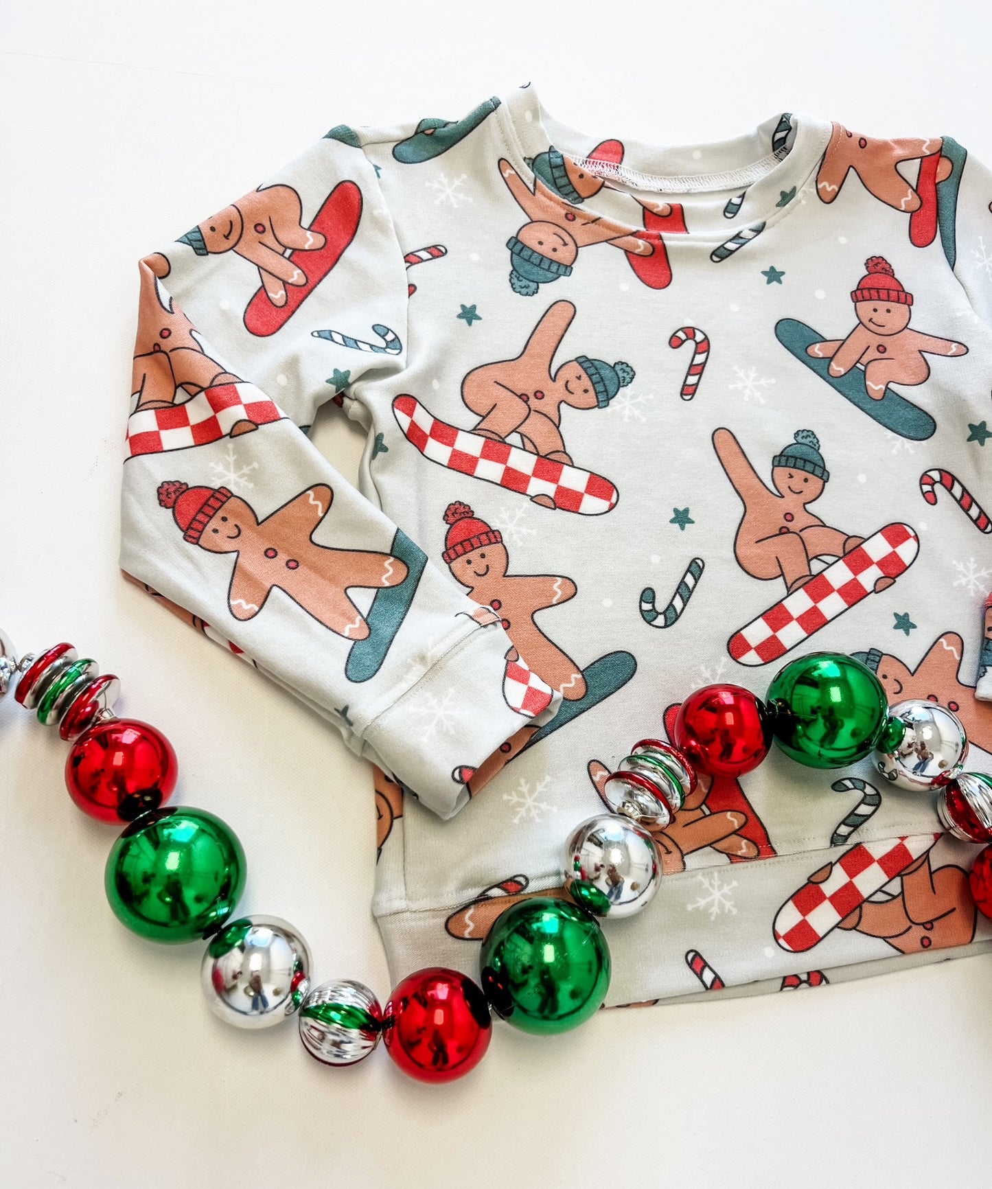 Snowboard Gingerbread Man Sweatshirt