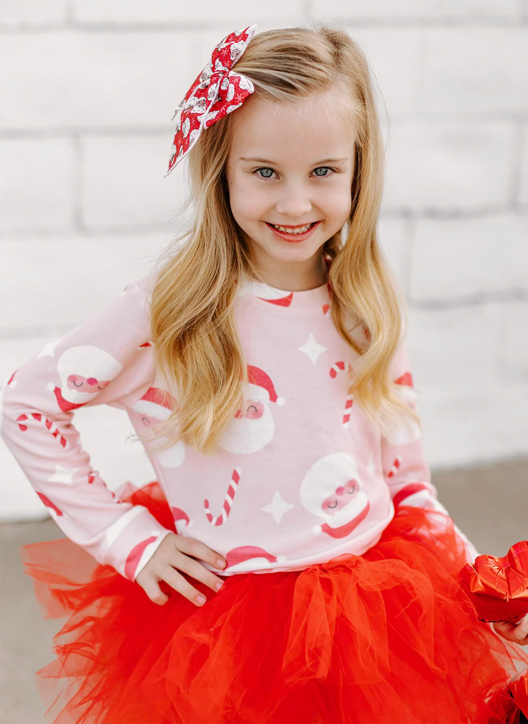 Pink Santa Sweatshirt