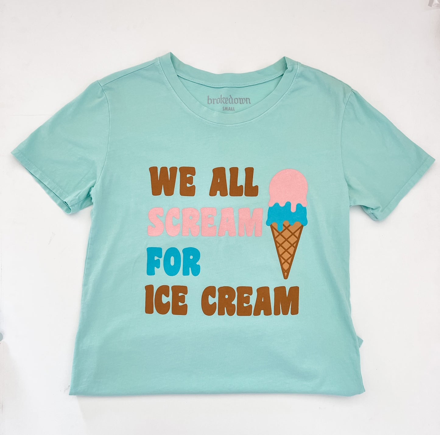 Women's We All Scream for Ice Cream in Mint