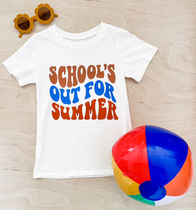 School's Out For Summer Tee in Coconut
