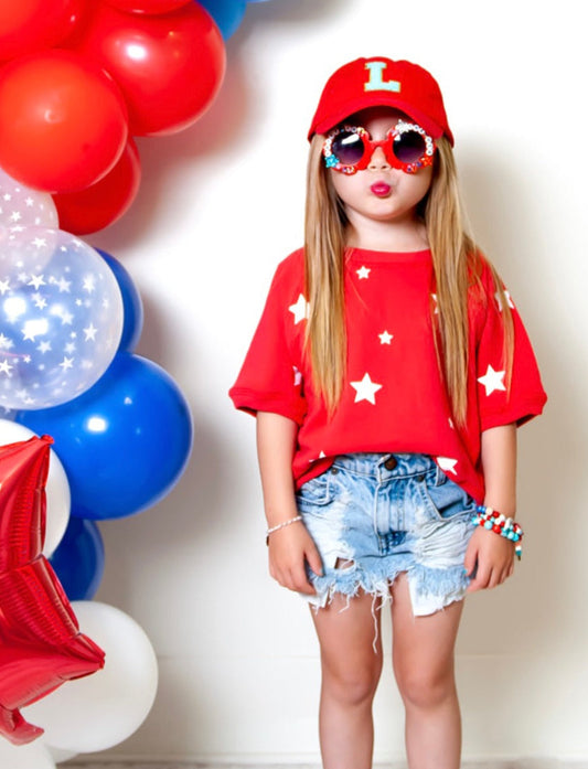 Star Short Sleeve Sweatshirt Kids