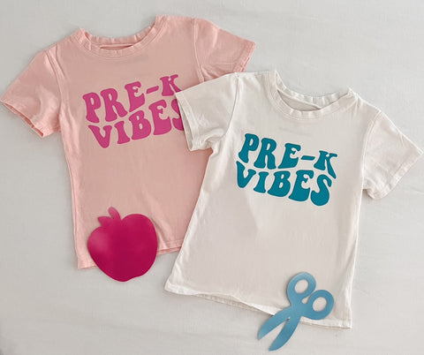 Pre-K Vibes in Coconut or Shell Pink