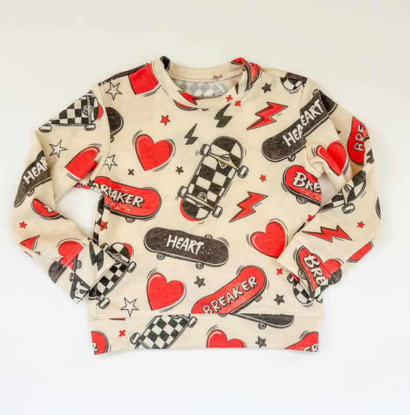 Skater Heart Breaker Sweatshirt