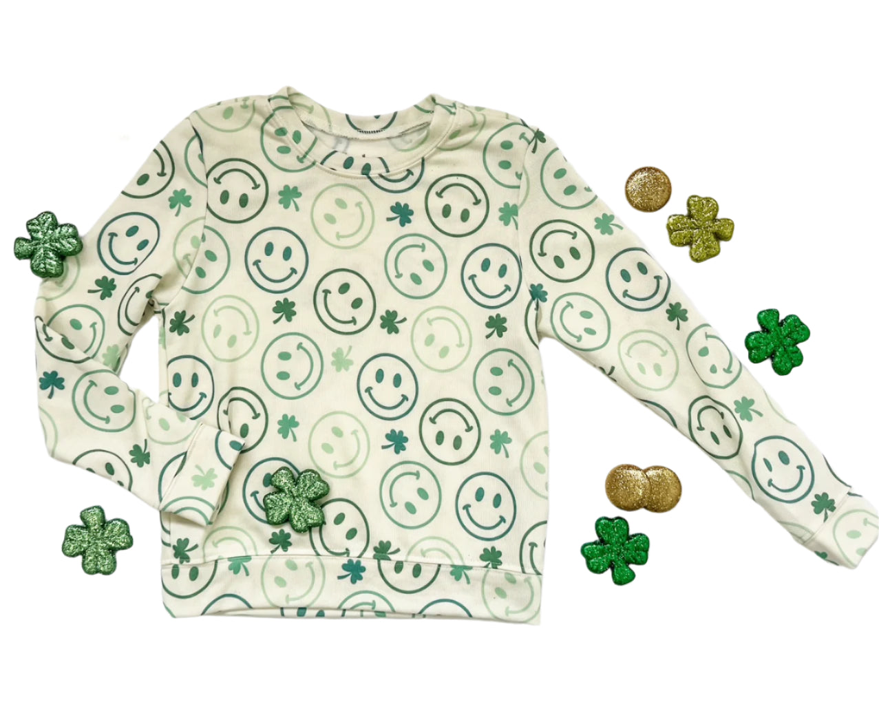 Happy Face & Clovers Sweatshirt