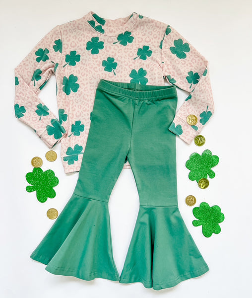 Emerald Bell Bottoms