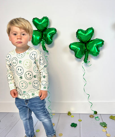 Happy Face & Clovers Sweatshirt