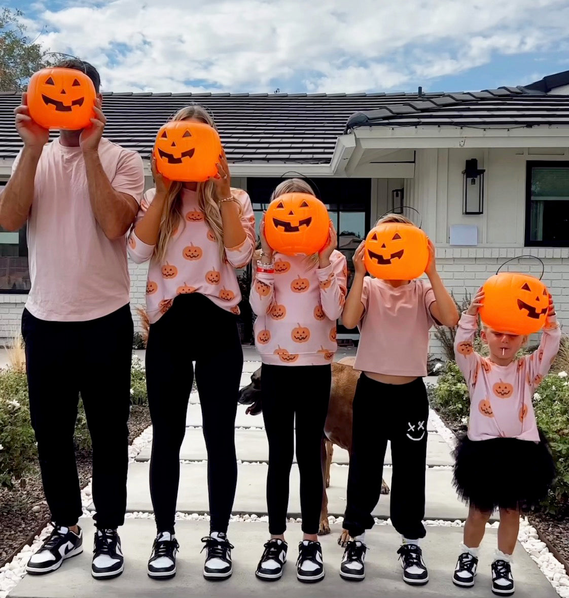 Jack-o-Lantern Sweatshirt in Pastel