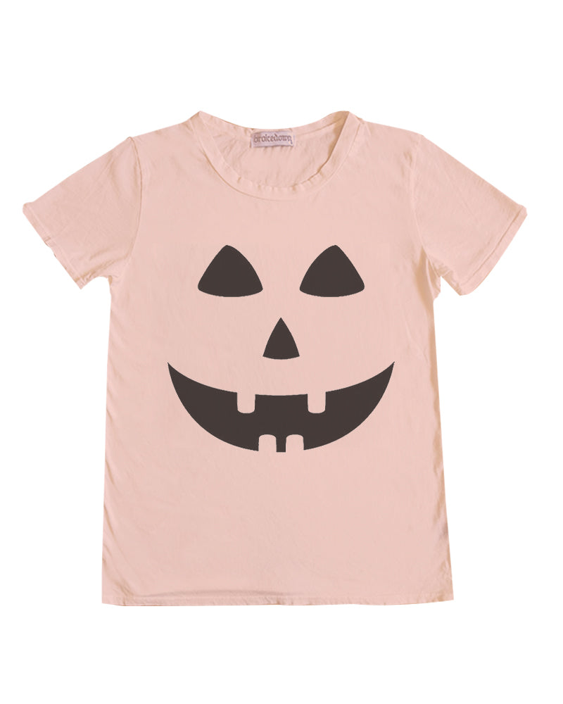 Women's Jack-o-lantern Tee in Seashell