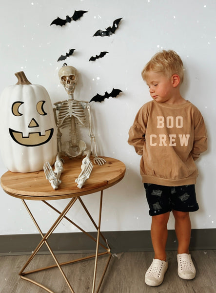 BOO CREW Sweatshirt in Caramel