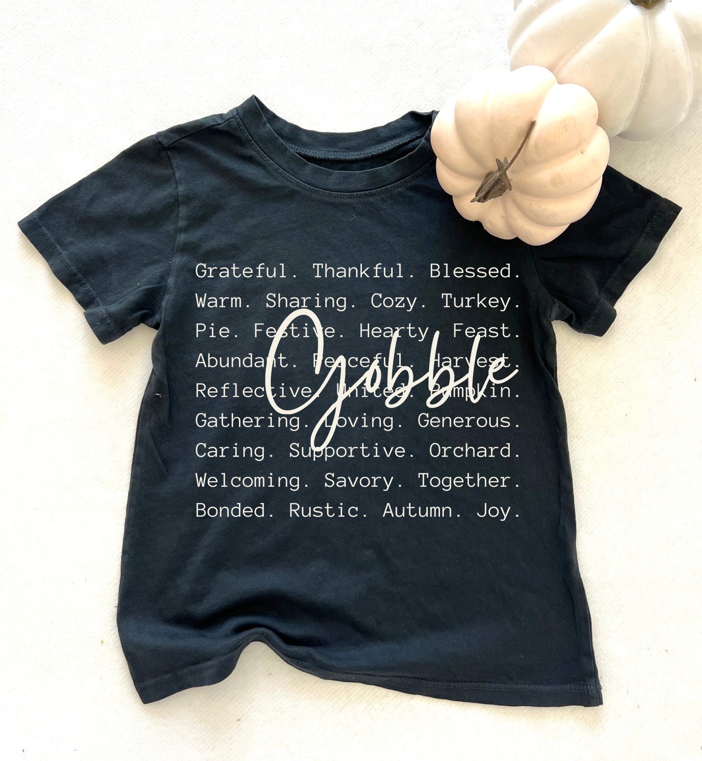 GOBBLE Tee in Vintage Black