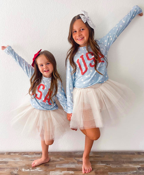 Star USA Sweatshirt in Denim