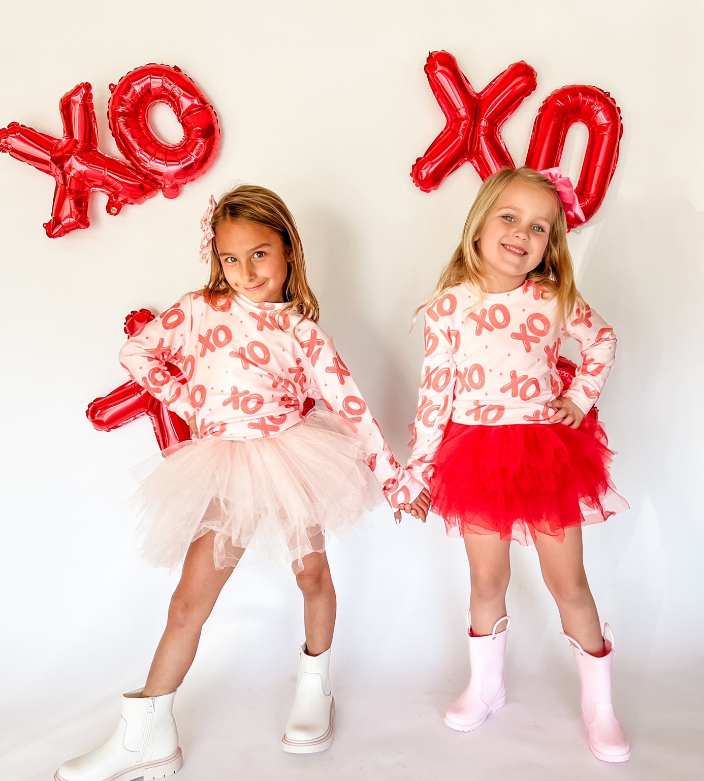 XO Sweatshirt in Pink