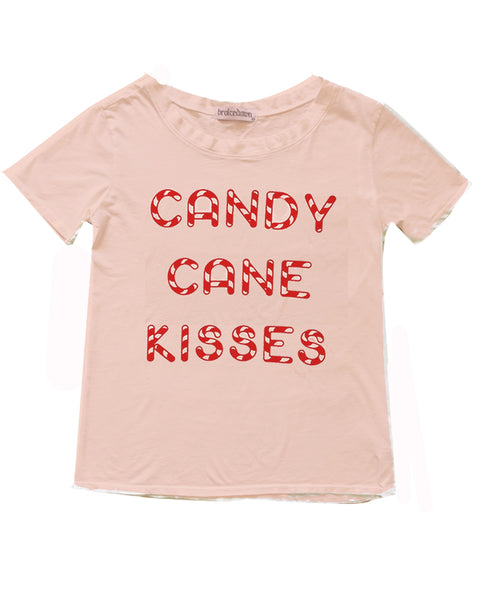 Candy Cane Kisses Women's Tee