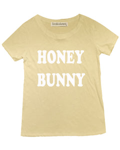 Women's Honey Bunny Tee in Lemon