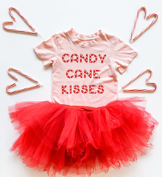 Candy Cane Kisses Women's Tee