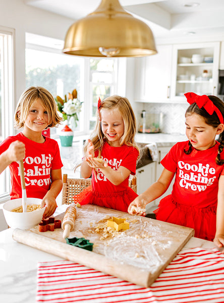 Cookie Baking Crew in Crimson
