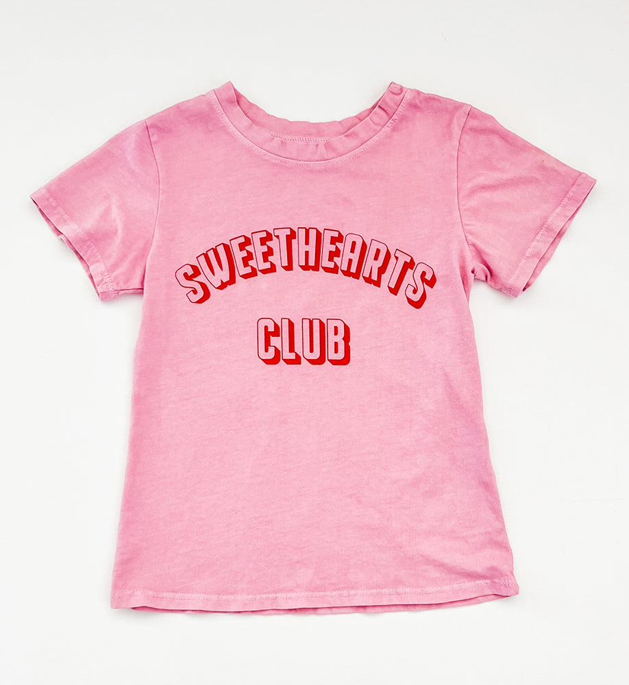 Sweethearts Club Tee in Pink