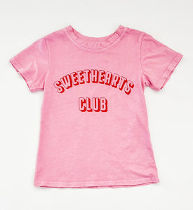 Sweethearts Club Tee in Pink