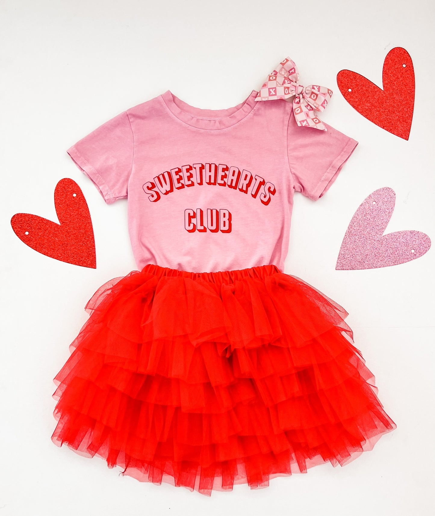 Sweethearts Club Tee in Pink