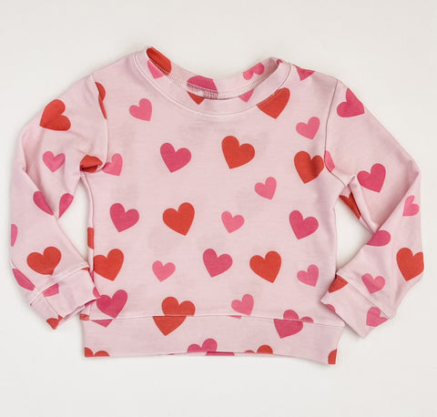 Women's Floating Hearts Sweatshirt