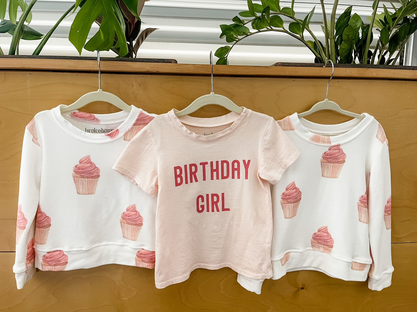 Birthday Girl Tee in Light Pink