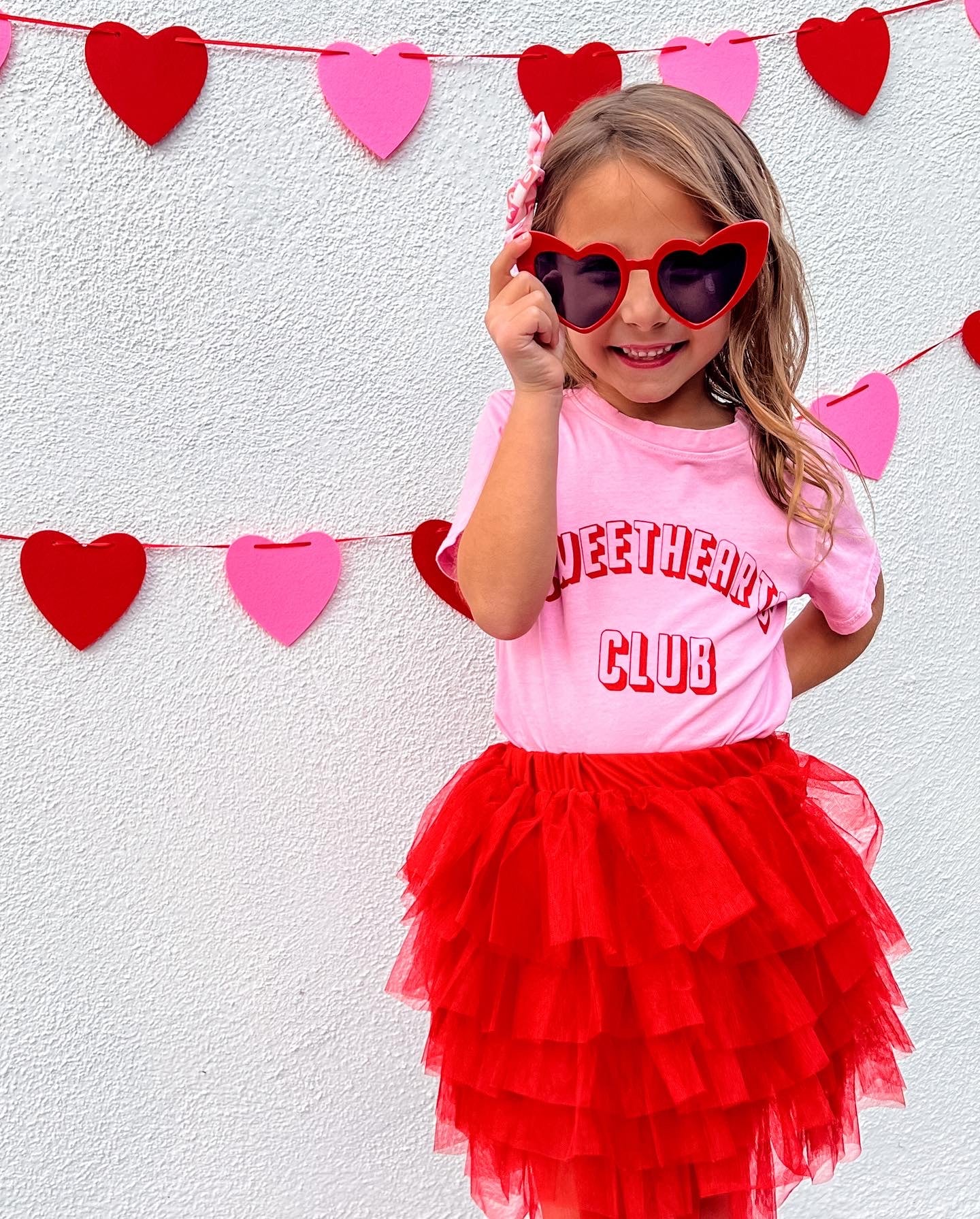 Sweethearts Club Tee in Pink