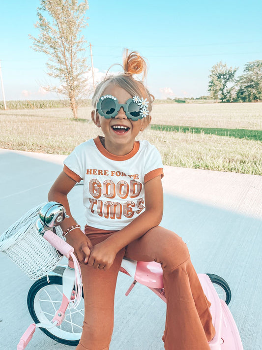 Here For the Good Times Ringer Tee