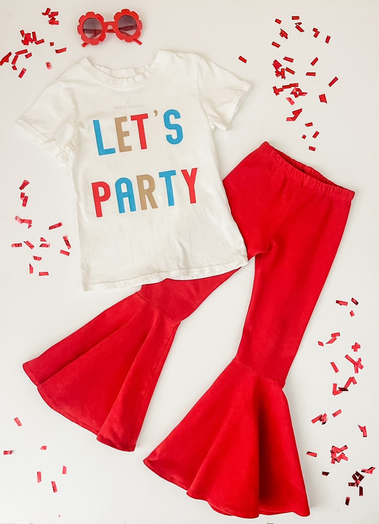 Let's Party Tee in Off White