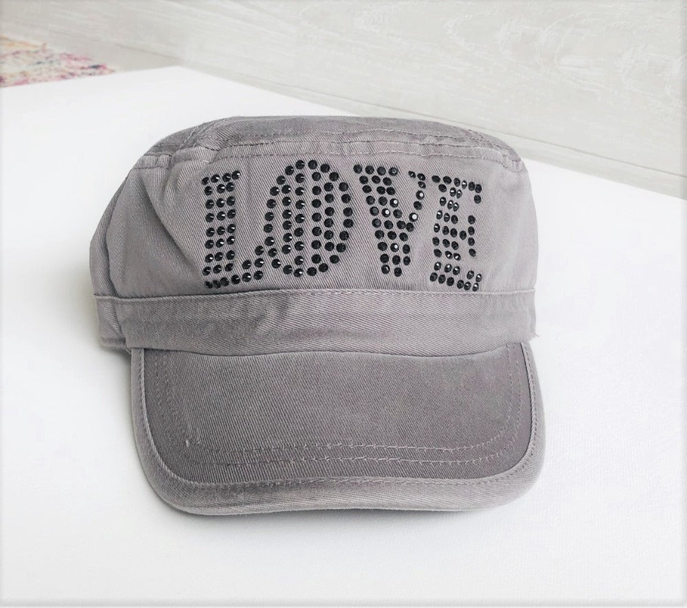 Silver LOVE Cadet Hat